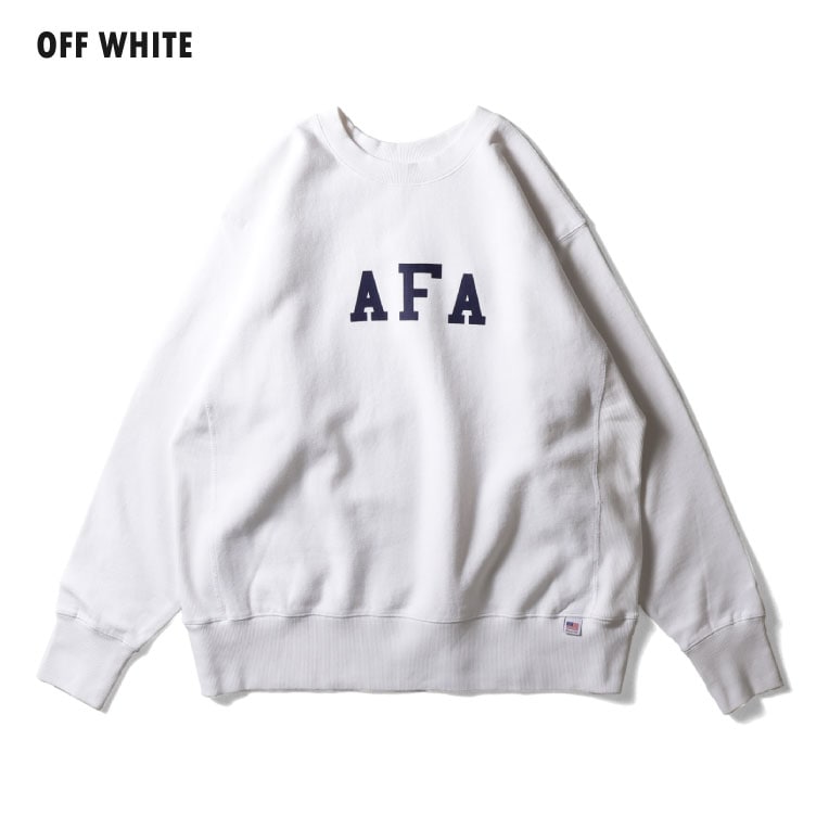 HOUSTON  / ヒューストン 22373 PRINT U.S COTTON R/V SWEAT  (AFA) / プリントスウェット -全3色- 