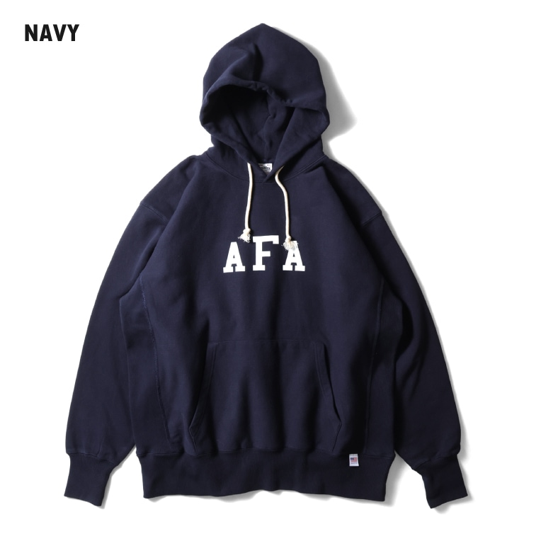 HOUSTON  / ヒューストン 22374 PRINT U.S COTTON R/V HOODIE  (AFA) / プリントフーディー -全3色- 