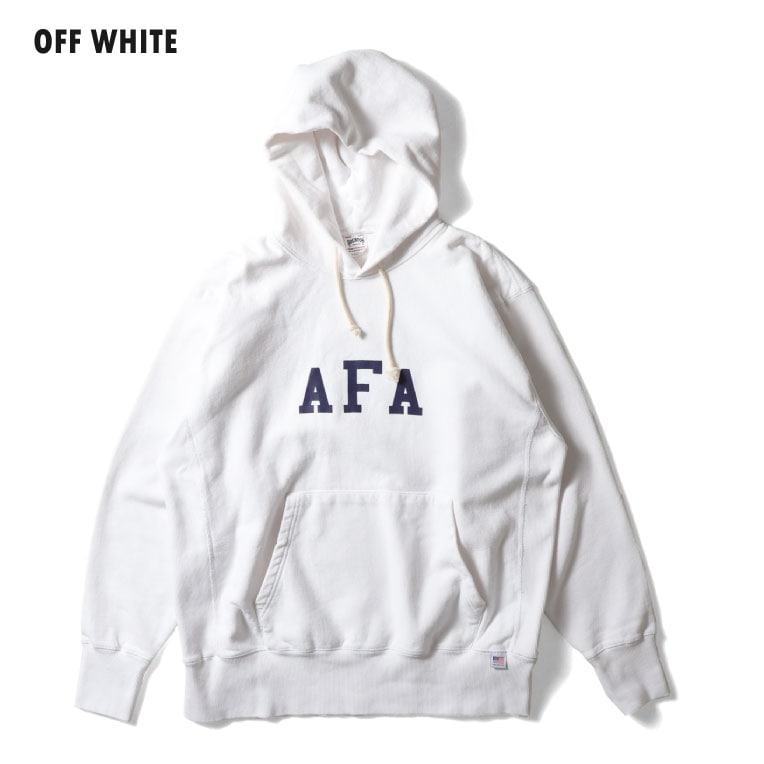 HOUSTON  / ヒューストン 22374 PRINT U.S COTTON R/V HOODIE  (AFA) / プリントフーディー -全3色- 