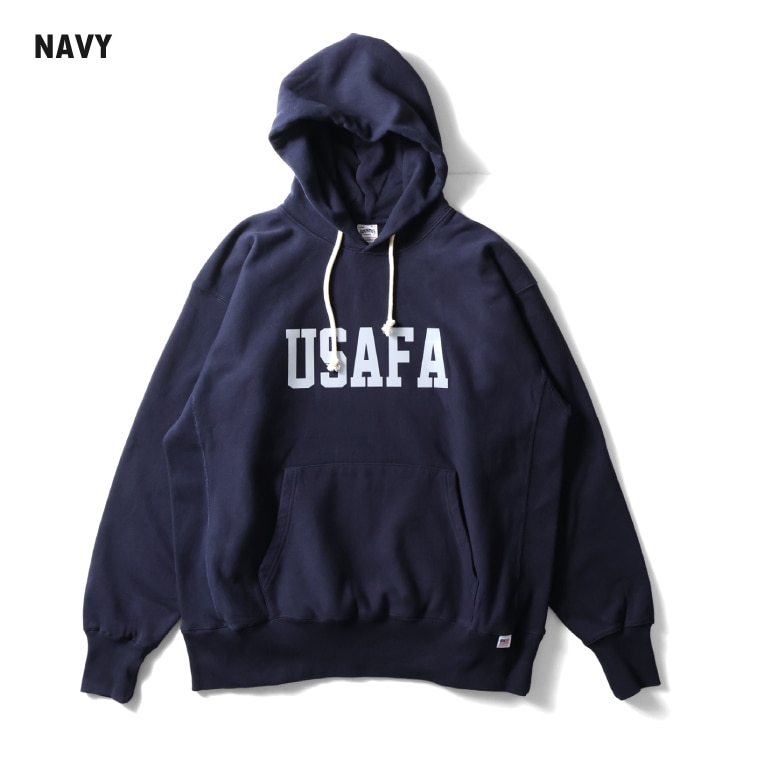 HOUSTON  / ヒューストン 22370 PRINT U.S COTTON R/V HOODIE  (USAFA) / プリントフーディー -全3色- 
