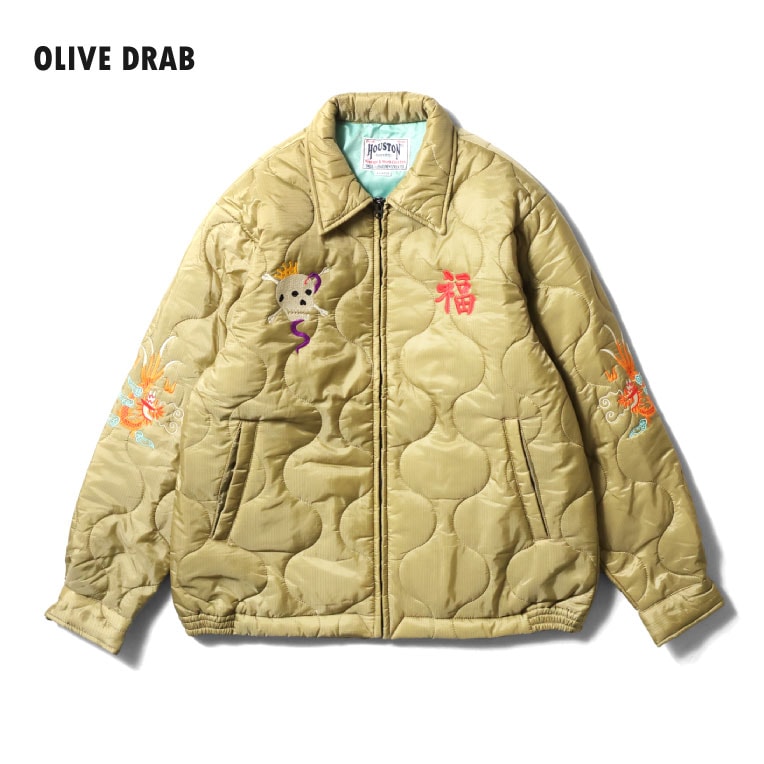 HOUSTON / ヒューストン 51511 NYLON VIETNAM JACKET(TIGER) / ナイロンベトナムジャケット -全2色- 