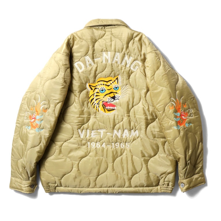 HOUSTON / ヒューストン 51511 NYLON VIETNAM JACKET(TIGER) / ナイロンベトナムジャケット -全2色- 