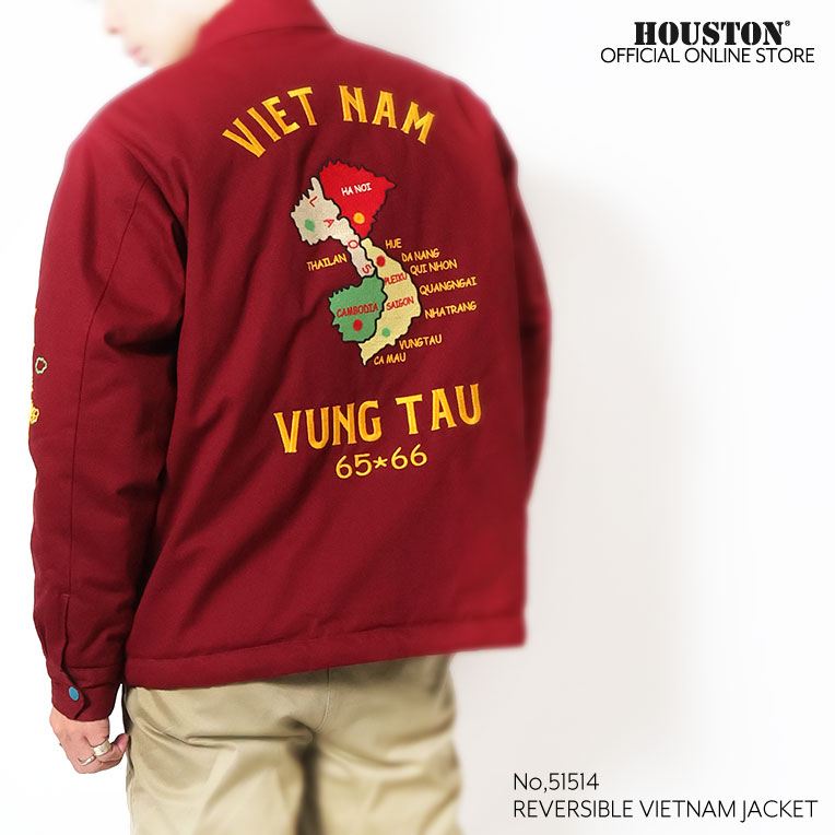 HOUSTON / ヒューストン 51514 REVERSIBLE VIETNAM JACKET / ベトナムジャケット -全2色- 