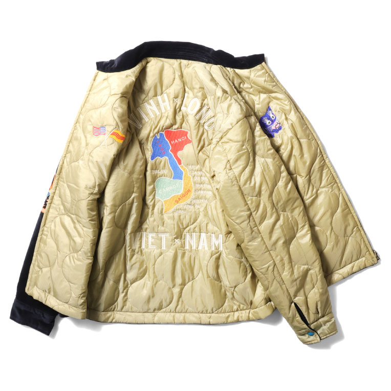 HOUSTON / ヒューストン 51515 REVERSIBLE VIETNAM JACKET / ベトナムジャケット -全2色- 