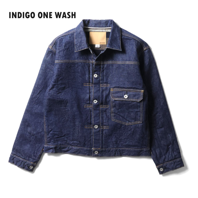 HOUSTON / ヒューストン 51541 TYPE1 BLANKET DENIM JACKET / タイプ1ブランケットデニムジャケット -全1色- 