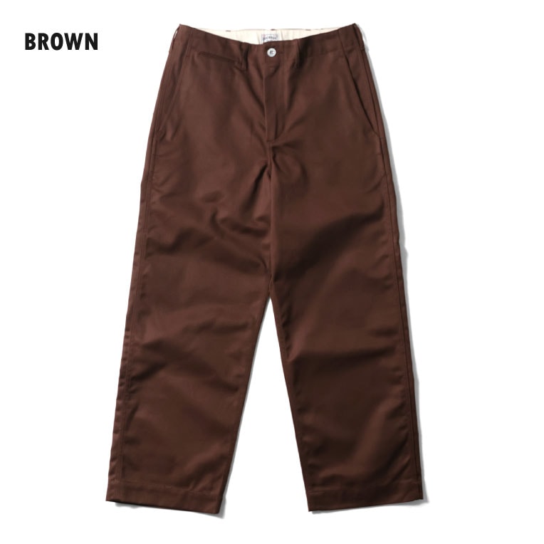 【OFFICIAL限定】HOUSTON / ヒューストン U1000 MILITARY CHINO PANTS TC KATSURAGI  / TCカツラギミリタリーチノパンツ -全2色-