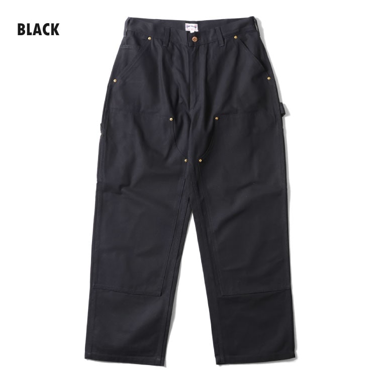 HOUSTON / ヒューストン 10167 DUCK DOUBLE KNEE PAINTER PNATS / ダックダブルニーペインターパンツ -全4色- 
