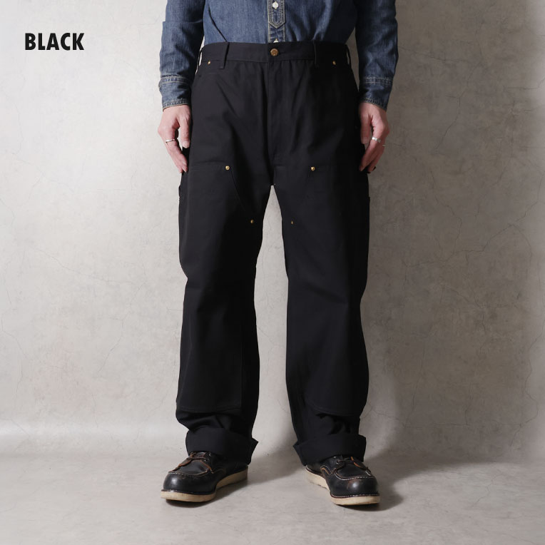HOUSTON / ヒューストン 10167 DUCK DOUBLE KNEE PAINTER PNATS / ダックダブルニーペインターパンツ -全5色- 