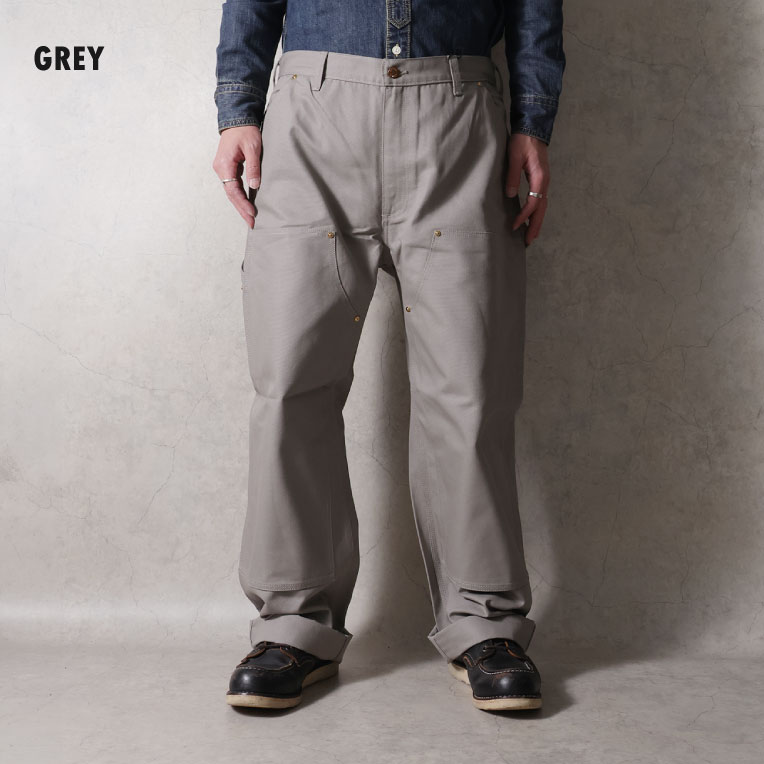 HOUSTON / ヒューストン 10167 DUCK DOUBLE KNEE PAINTER PNATS / ダックダブルニーペインターパンツ -全5色- 