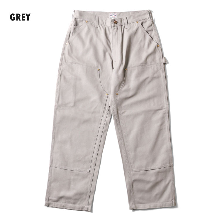 HOUSTON / ヒューストン 10167 DUCK DOUBLE KNEE PAINTER PNATS / ダックダブルニーペインターパンツ -全4色- 