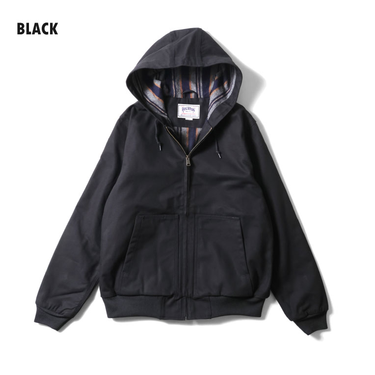 HOUSTON / ヒューストン 51561 DUCK ZIP WORK HOODIE / ダックジップワークフーディ -全4色- 