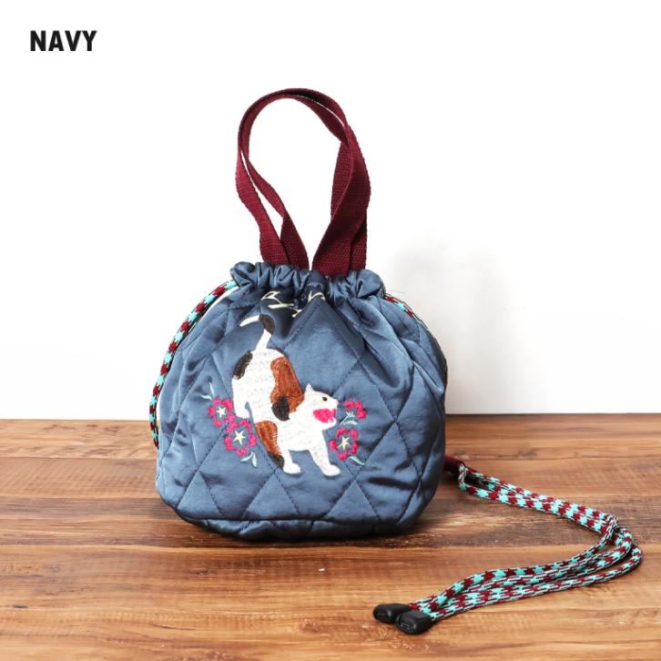 HOUSTON woman / ヒューストンウーマン 6023W SOUVENIR EFFECT BAG (CAT) / スーベニアエフェクトバッグ -全3色- 