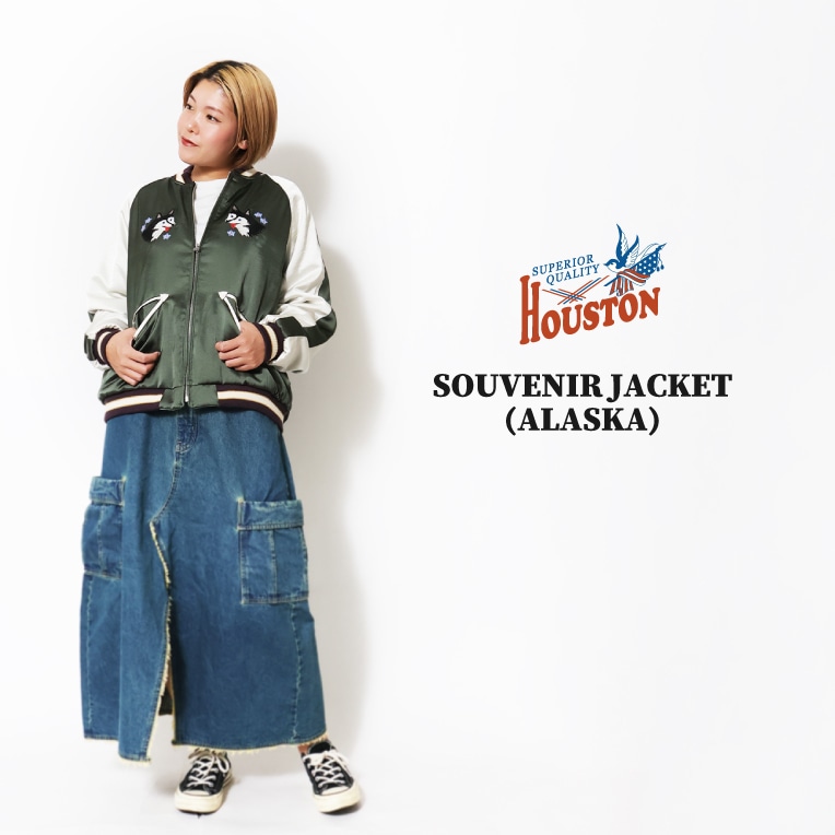 HOUSTON woman / ヒューストン ウーマン 5049W SOUVENIR JACKET (ALASKA) / スーベニアジャケット -全3色- 