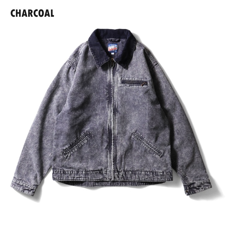 HOUSTON woman / ヒューストン ウーマン 5050W FADE WORK JACKET / フェード加工ワークジャケット -全3色-