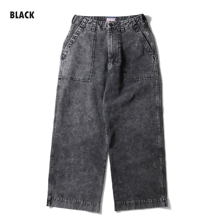 HOUSTON woman / ヒューストン ウーマン 1036W FADE FATIGUE PANTS / フェード加工ファティーグパンツ -全3色- 