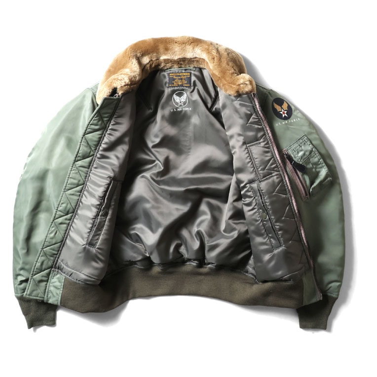 HOUSTON / ヒューストン 5003 B-15D FLIGHT JACKET / B-15Dフライトジャケット -全1色- 