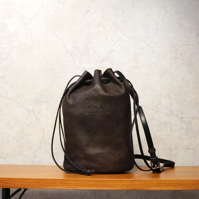 HOUSTON  / ヒューストン 6904 LEATHER POUCH / レザーポーチ -全1色- 