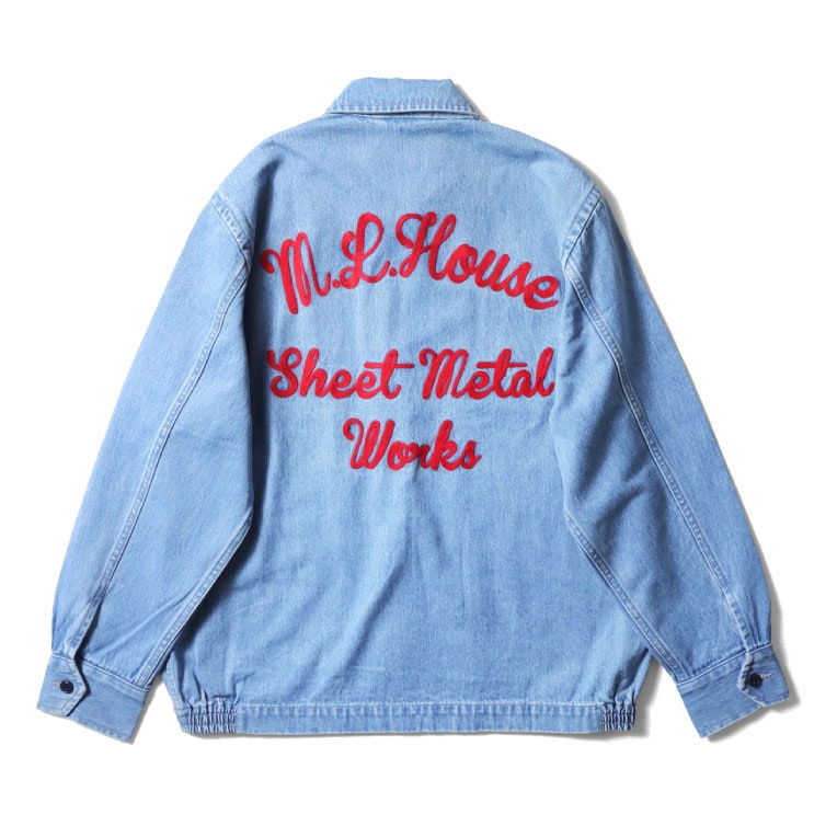 HOUSTON  / ヒューストン 51594 U.S. COTTON DENIM HARRINGTON JACKET / USコットンデニムハリントンジャケット -全3色- 