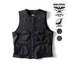 HOUSTON / ヒューストン 51564 BEACH CLOTH VEST / ビーチクロスベスト -全2色-  