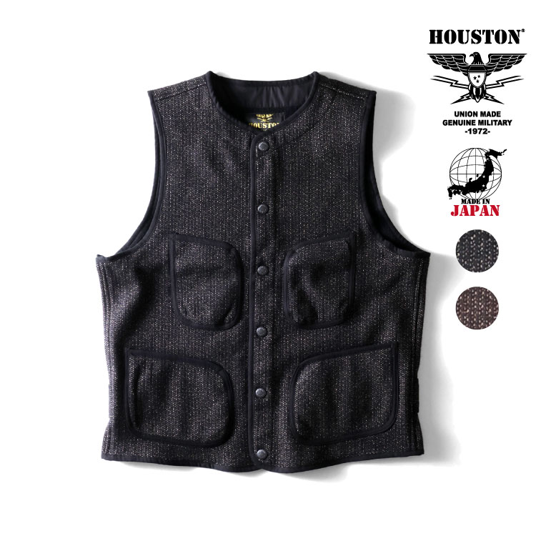 HOUSTON / ヒューストン 51564 BEACH CLOTH VEST / ビーチクロスベスト