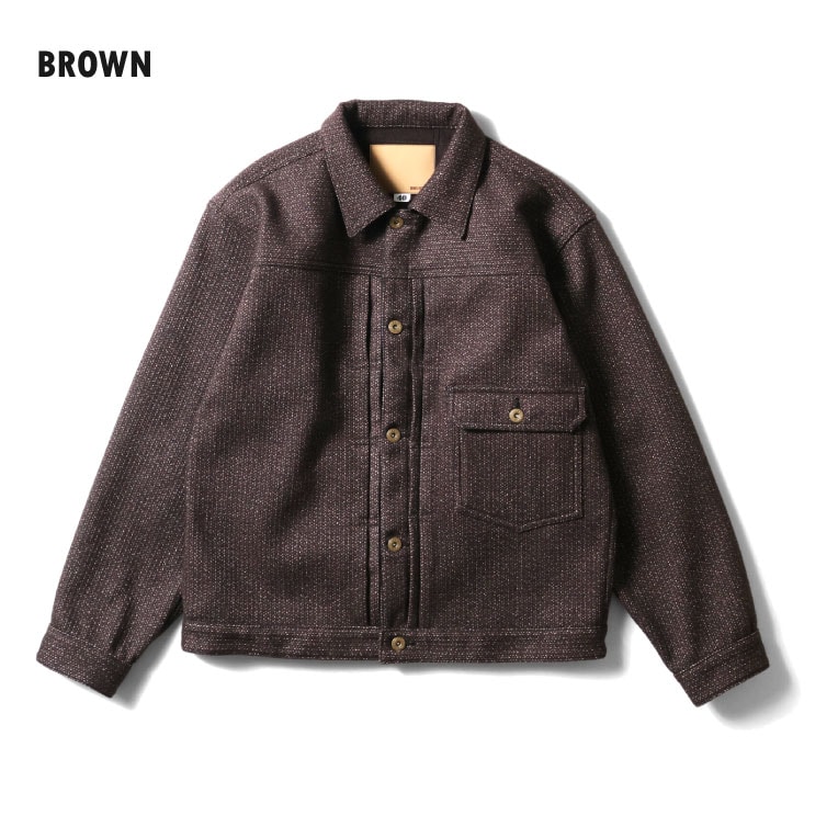 HOUSTON / ヒューストン 51572 BEACH CLOTH TRACK JACKET / ビーチクロストラックジャケット -全2色-  