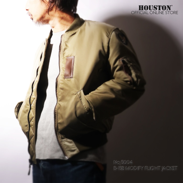 HOUSTON / ヒューストン 5004 B-15B MODIFY FLIGHT JACKET / B-15B