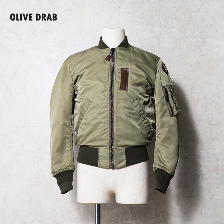 HOUSTON / ヒューストン 5004 B-15B MODIFY FLIGHT JACKET / B-15Bフライトジャケット モディファイモデル -全1色-