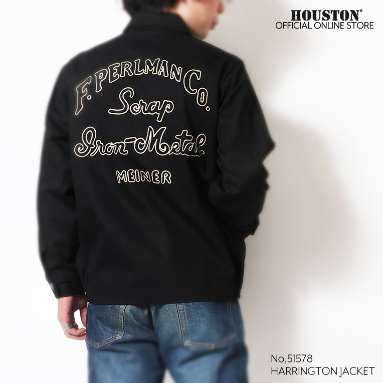 HOUSTON  / ヒューストン 51578 HARRINGTON JACKET / ハリントンジャケット -全3色-