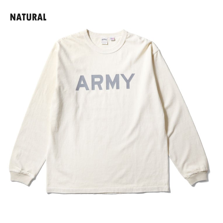 HOUSTON  / ヒューストン 22392 PIGMENT U.S. COTTON PRINT TEE(REFLECTOR ARMY) / ピグメントプリント半袖Tシャツ -全4色- 