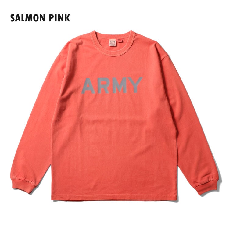 HOUSTON  / ヒューストン 22392 PIGMENT U.S. COTTON PRINT TEE(REFLECTOR ARMY) / ピグメントプリント半袖Tシャツ -全4色- 