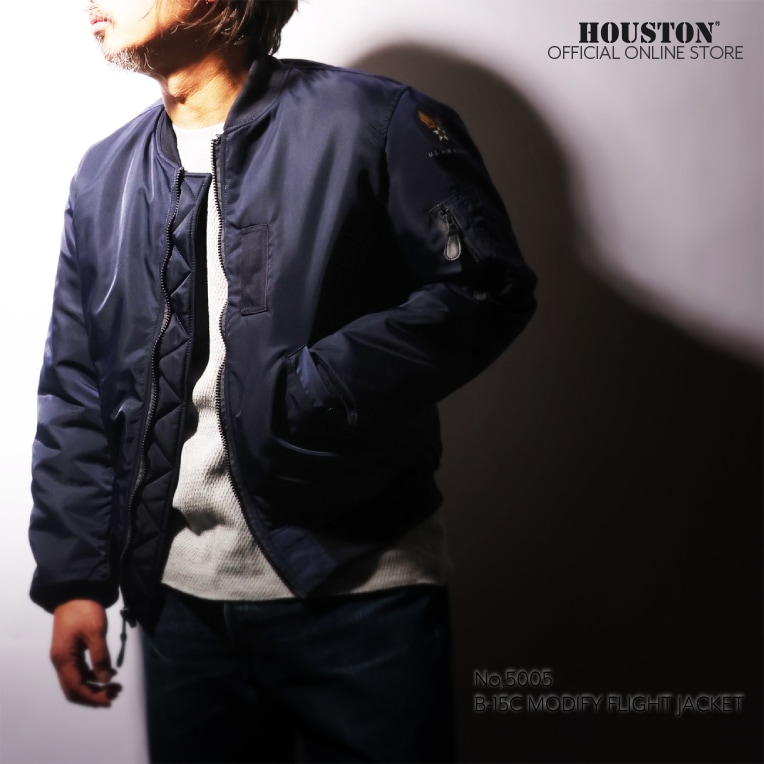 HOUSTON / ヒューストン 5005 B-15C MODIFY FLIGHT JACKET / B-15C