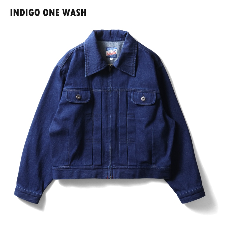 HOUSTON woman / ヒューストン ウーマン 5052W 10oz DENIM TRUCKER JACKET / デニムトラッカージャケット -全3色- 