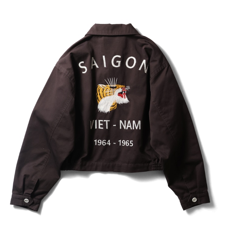 HOUSTON woman / ヒューストン ウーマン 5053W COTTON TWILL SHORT VIETNAM JACKET / コットンツイルショートベトナムジャケット -全3色- 