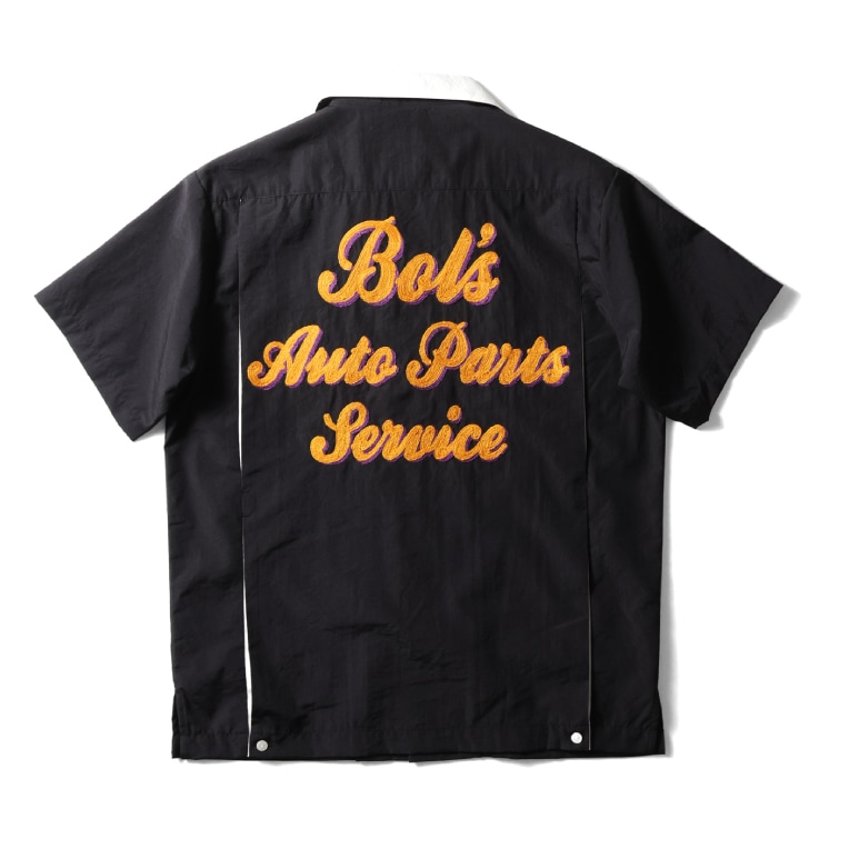 HOUSTON woman / ヒューストン ウーマン 4069W BOWLING SHIRT (BOL's) / ボウリングシャツ -全3色- 