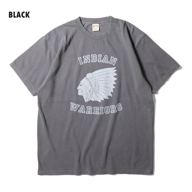 HOUSTON  / ヒューストン 22437 PIGMENT PRINT TEE(INDIAN) / ピグメントプリント半袖Tシャツ -全3色- 