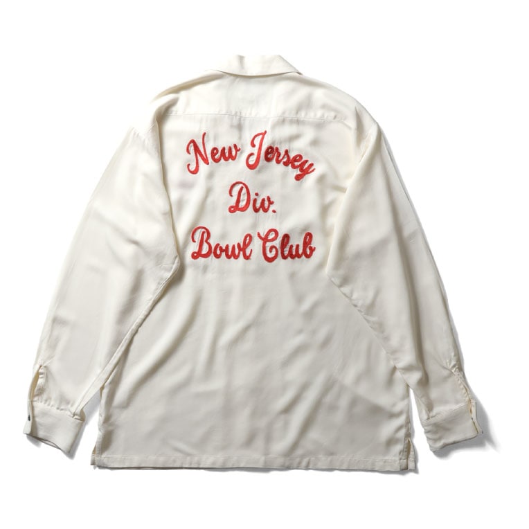 HOUSTON / ヒューストン 41299 BOWLING L/S SHIRT (NEW JERSEY) / 長袖ボウリングシャツ -全3色-