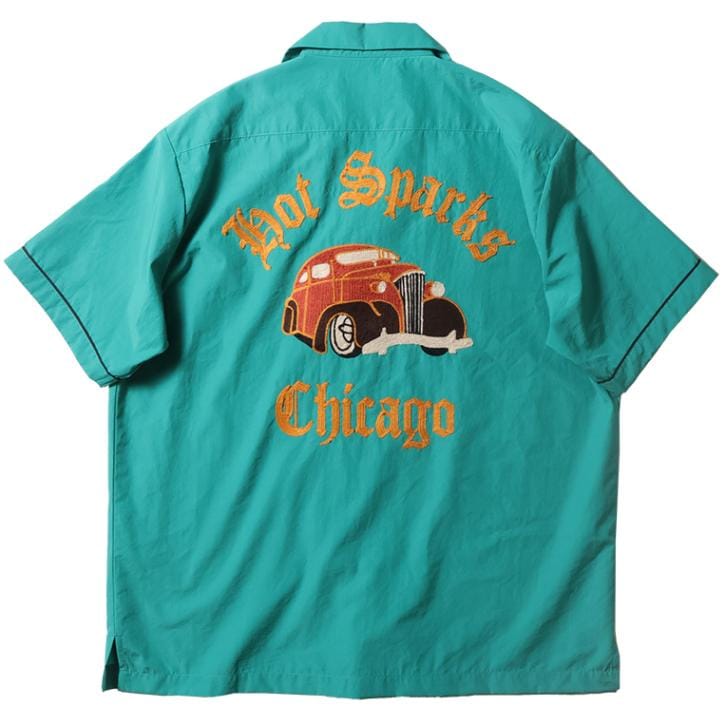HOUSTON / ヒューストン 41321 BROAD BOWLING SHIRT (HOT SPARKS) / ブロードボウリングシャツ (ホットスパークス) -全3色-
