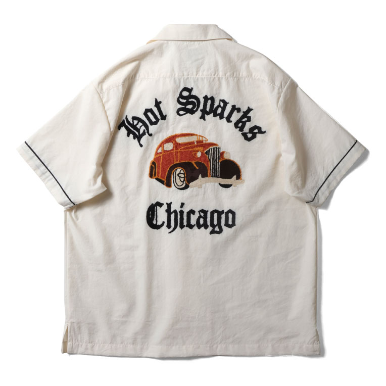 HOUSTON / ヒューストン 41321 BROAD BOWLING  SHIRT(HOT SPARKS) / ブロードボーリングシャツ -全3色-