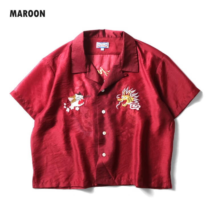 HOUSTON woman / ヒューストン ウーマン 4058W SHEER SOUVENIR SHIRT (JAPAN) / シアースーベニアシャツ -全3色- 