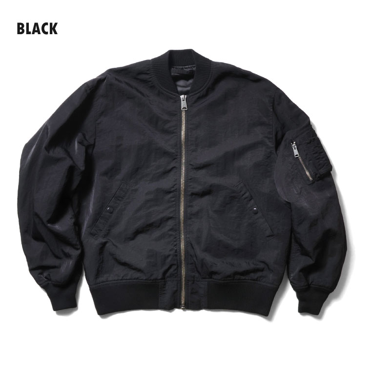 HOUSTON  / ヒューストン 51598 GARMENT DYE NYLON LIGHT MA-1 / ガーメントダイナイロンライトMA-1 -全3色- 