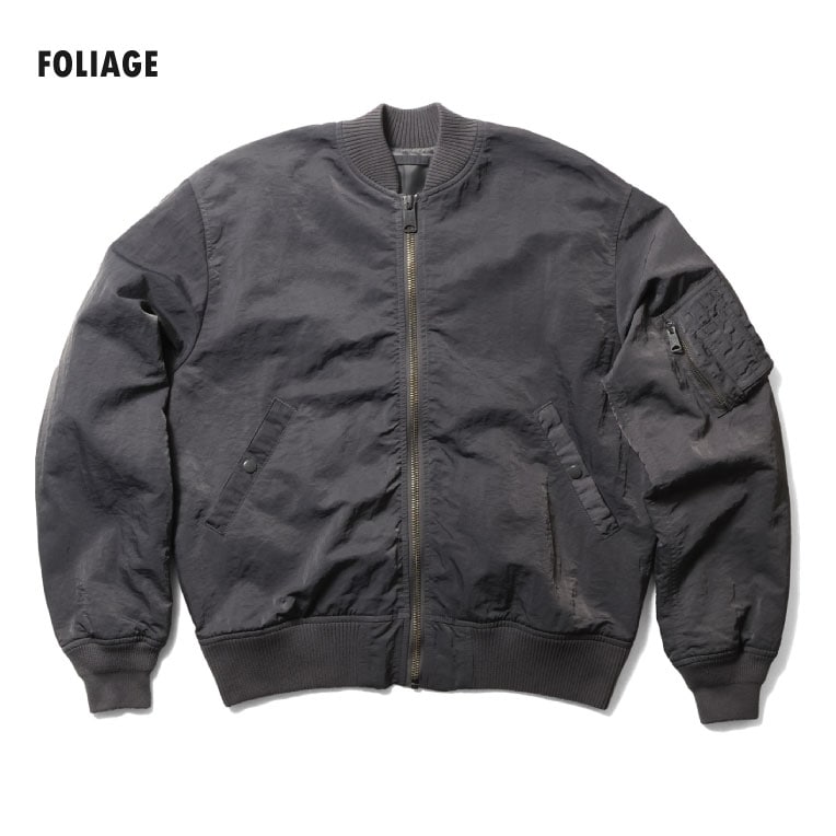 HOUSTON  / ヒューストン 51598 GARMENT DYE NYLON LIGHT MA-1 / ガーメントダイナイロンライトMA-1 -全3色- 