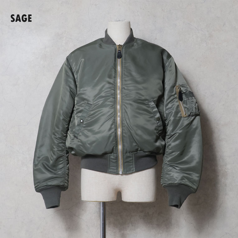 HOUSTON / ヒューストン 51537 MA-1 FIGHT JACKET -type D- / MA-1フライトジャケット Dタイプ -全3色- 