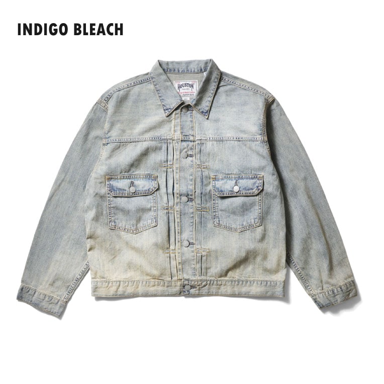 HOUSTON  / ヒューストン 51584 U.S. COTTON TYPE2 DENIM SHIRT JACKET / USコットンタイプ2デニムシャツジャケット -全3色- 
