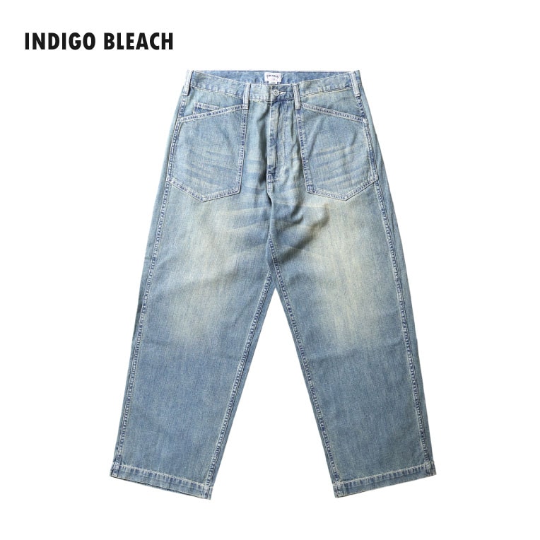 HOUSTON / ヒューストン 10168 U.S. COTTON M-35 DENIM TROUSERS / USコットンM-35デニムトラウザーズ -全3色-  