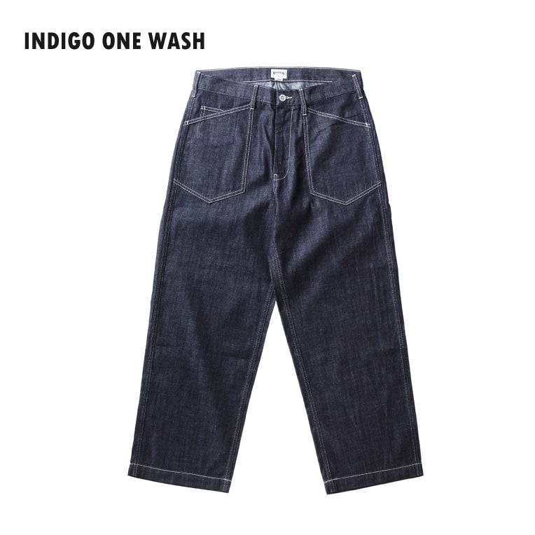 HOUSTON / ヒューストン 10168 U.S. COTTON M-35 DENIM TROUSERS / USコットンM-35デニムトラウザーズ -全3色-  