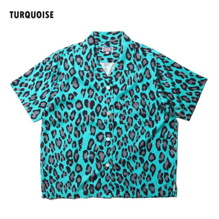 HOUSTON woman / ヒューストン ウーマン 4056W ALOHA SHIRT (LEOPARD) / アロハシャツ -全6色- 