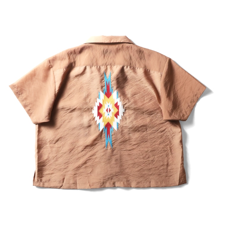 HOUSTON woman / ヒューストン ウーマン 4059W SHEER SOUVENIR SHIRT (NATIVE) / シアースーベニアシャツ -全3色- 