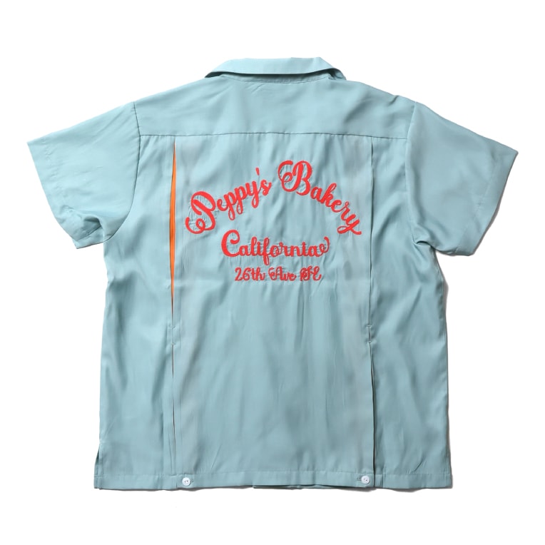 HOUSTON woman / ヒューストン ウーマン 4047W BOWLING SHIRT (CALIFORNIA) / ボウリングシャツ -全3色- 