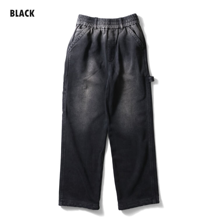 HOUSTON woman / ヒューストン ウーマン 1045W FADE BACK PILE PAINTER PANTS / フェード加工ペインターパンツ -全3色- 