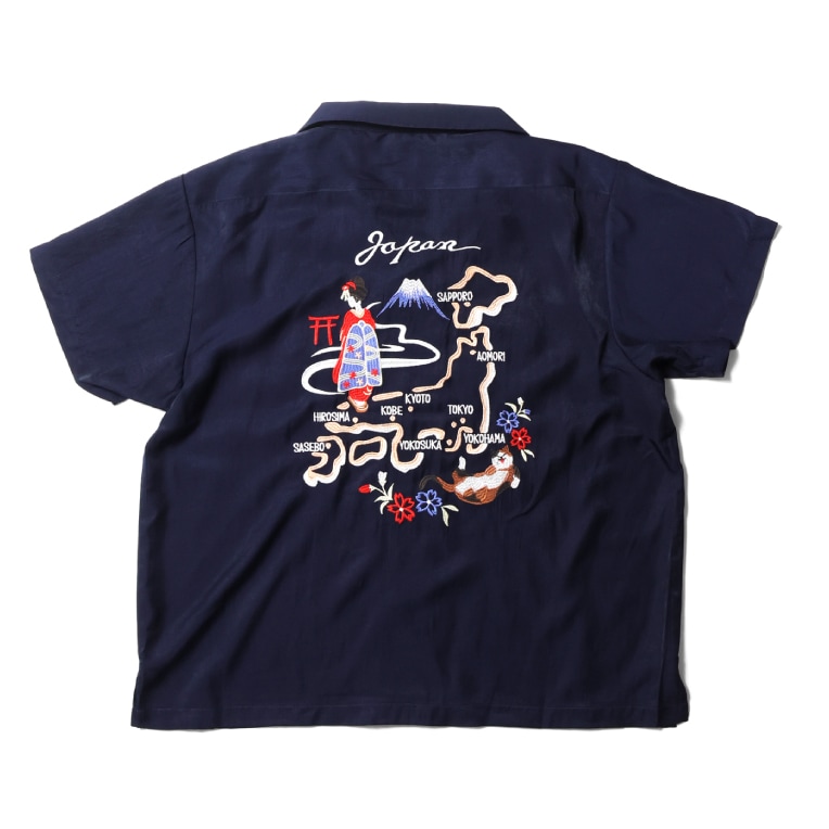 HOUSTON woman / ヒューストン ウーマン 4044W SOUVENIR SHIRT (JAPAN) / スーベニアシャツ -全3色- 